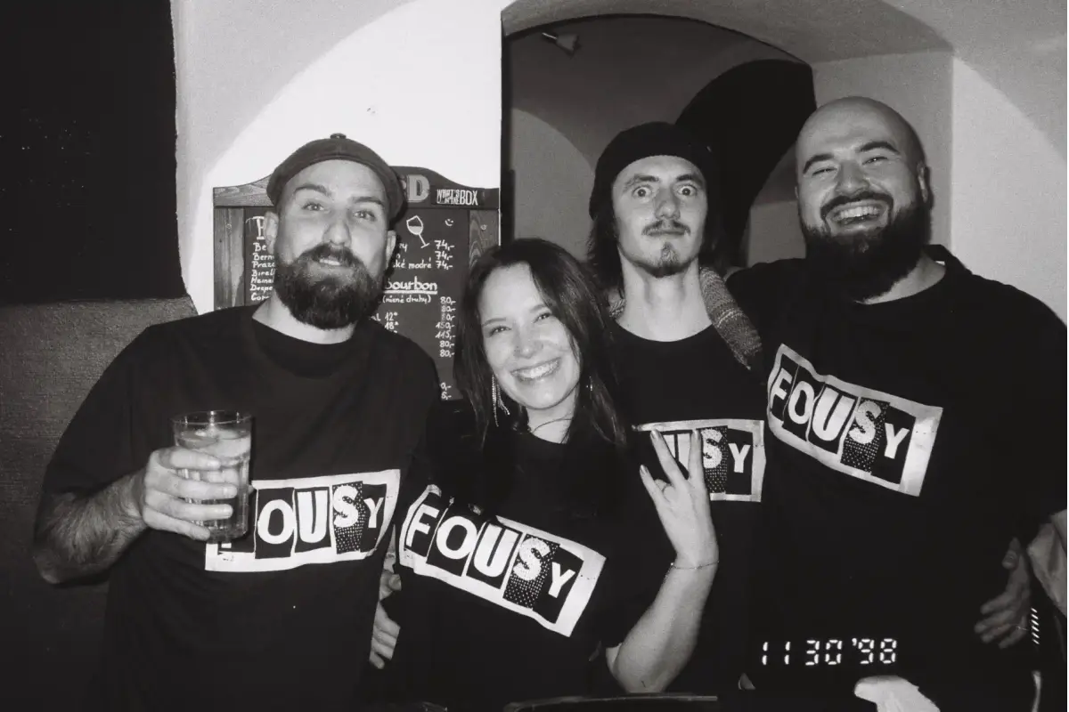 Energické vystoupení kapely Fousy