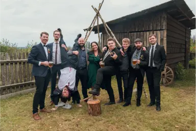 Krásná svatba s kapelou Fousy